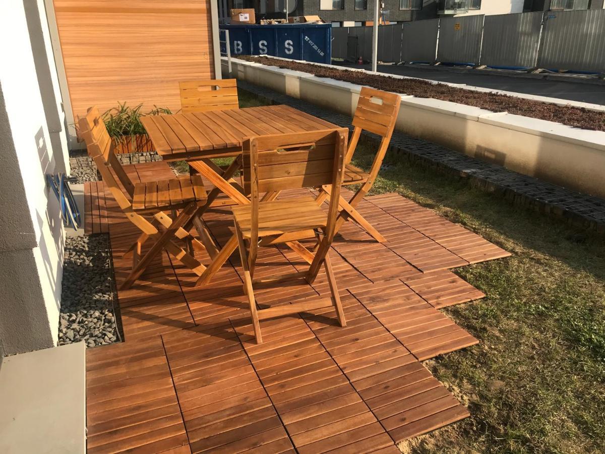 Apartament With Garden Bezplatny Parking !!! Krakov Exteriér fotografie